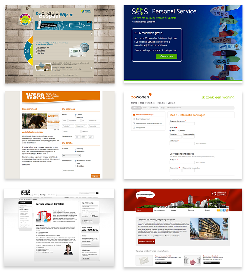 diverse websites